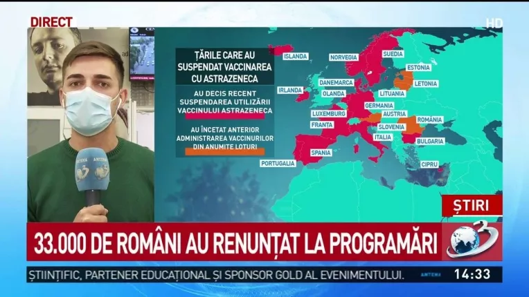 33.000 de romani au renuntat la programari
