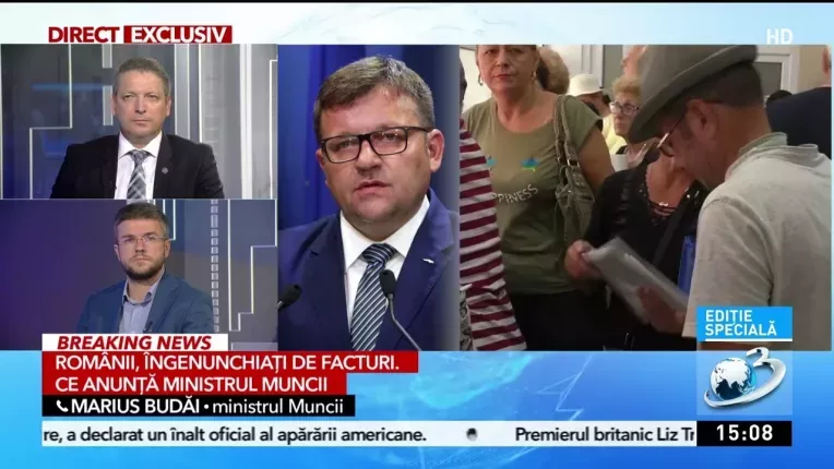 Anuntul facut de ministrul Muncii pentru romanii care nu mai fac fata facturilor uriase la energie