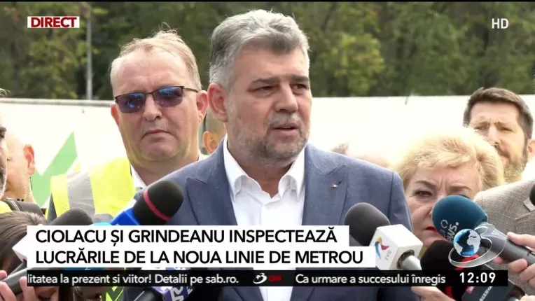 Ciolacu, despre lucrarile la Magistrala 6 de metrou: "Nu va fi ca pe Valea Oltului"