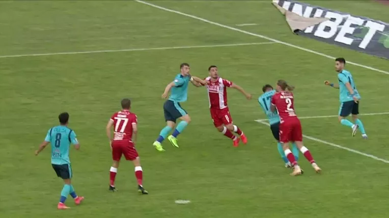 Dinamo - Chindia 0-0. "Cainii" puteau juca barajul pentru Europa, dar n-au fortat pentru o victorie