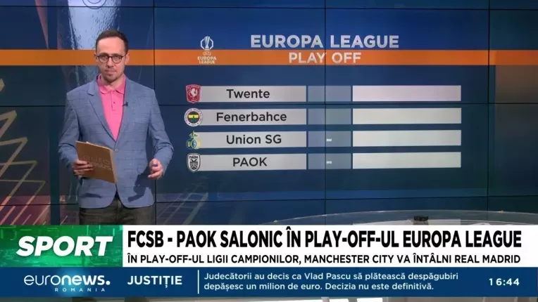 FCSB - PAOK in play-off-ul Europa League. Campioana Romaniei joaca iar cu echipa lui Razvan Lucescu