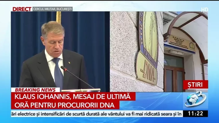 Klaus Iohannis: "Lupta impotriva coruptiei a fost si ramane un obiectiv al mandatelor mele"