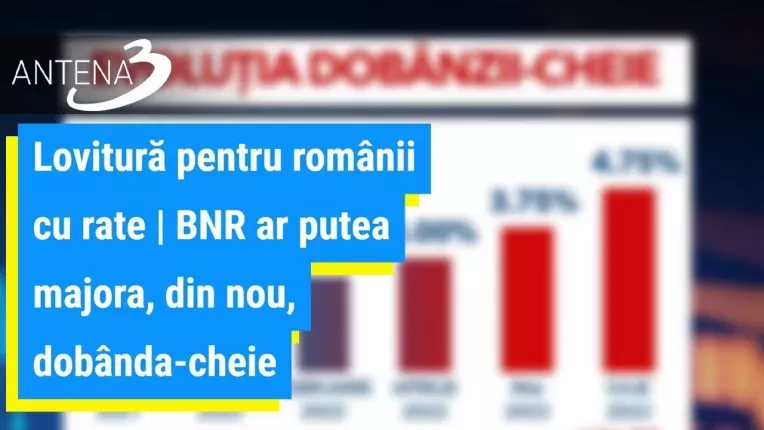 Lovitura pentru romanii cu rate. BNR ar putea majora, din nou, dobanda-cheie