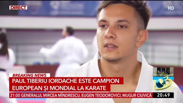 Paul Tiberiu Iordache este campion european si mondial la karate