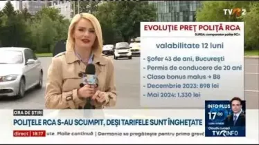 Politele RCA se tot scumpesc, desi tarifele sunt plafonate