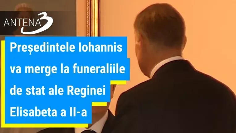Presedintele Iohannis va merge la funeraliile de stat ale Reginei Elisabeta a II-a