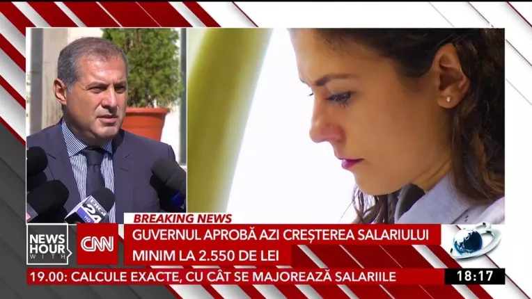 Salariul minim net creste la 1.524 lei