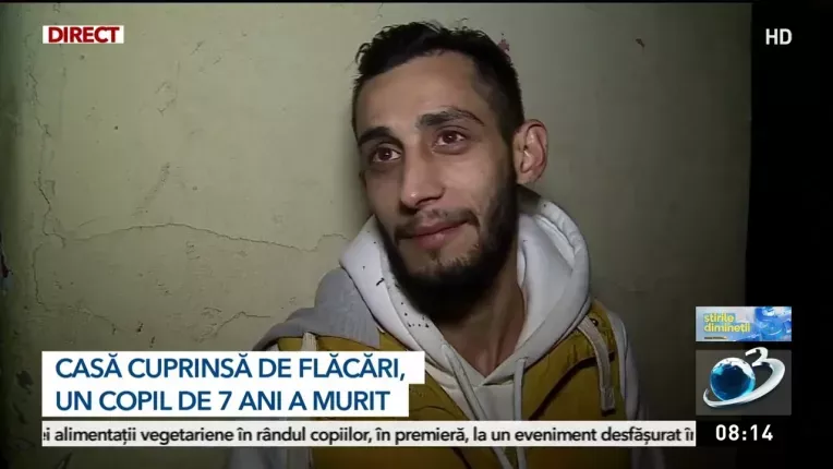 Un copil de 7 ani a murit intoxicat cu fum, dupa ce un incendiu i-a cuprins casa, in Reghin.